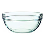 Thumbnail image #1 for Cardinal Stack Bowls by Arcoroc V7655 Clear Fully Tempered Stackable Glass Bowl, Round, 144 oz, 10.25 in Case of 6