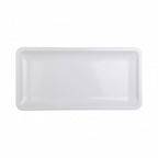 Thumbnail image #1 for G.E.T. Olympus - EGS M189RC-W Rectangular Coupe Platter, 18-inch, White Melamine Case of 3