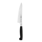 Thumbnail image #2 for Zwilling J.A. Henckels Four Star® 1001609 5-1/2" Hardened Forged High-Carbon Steel Prep Knife, Black Polypropylene Handle