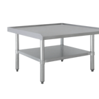 Thumbnail image #1 for Drago DRES3048 18 Gauge Stainless Steel Equipment Base with Undershelf, Adjustable Height, 48"W x 26"D x 25"H