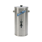Thumbnail image #1 for Curtis TC-10H 10-Gallon Round Stainless Steel Iced Tea Dispenser, Tower, One Valve, 8-1/8" Faucet Clearance
