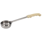 Thumbnail image #1 for Stanton Trading 4253 3 oz Perforated Portion Control Serving Spoon with Ivory Plastic Handle Case of 72