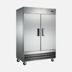Thumbnail image #1 for Hurakan by Equip.me HKN-GXE47F2E Reach-In Freezer, 54"W, 47 cu. ft., 2 Solid Self-Closing Doors, Bottom-Mounted Refrigeration