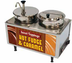 Thumbnail image #2 for Benchmark Countertop Twin 7-Quart Hot Fudge/Caramel Sauce Warmer with Pump and Ladle
