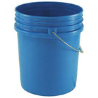 Thumbnail image #1 for AllPoints Foodservice Parts & Supplies 86161 5-Gallon Blue Food Storage Pail with Wire Handle