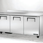 Thumbnail image #5 for True Mfg. - General Foodservice TWT-72-HC 72-Inch 3-Door Stainless Steel Worktop Refrigerator with Self-Contained R290 Refrigeration