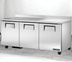 Thumbnail image #5 for True TWT-72-HC 72-Inch Three-Section Solid Door Worktop Refrigerator with Rear-Mounted Self-Contained R290 Refrigeration