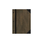 Thumbnail image #1 for Risch Chicago CMBFF-WOOD 5.5X8.5 Wood Menu Board, 5-1/2 x 8-1/2 in, 3-Hole Binder, Hardback Case of 25