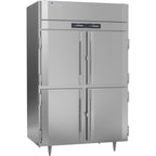 Thumbnail image #1 for Victory Refrigeration UltraSpec™ RFS-2D-S1-HD-HC Two-Section Dual-Temperature Reach-In Refrigerator/Freezer, 4 Solid Hinged Doors, Stainless Steel