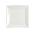 Thumbnail image #1 for Steelite International Homer, Pristine HL6936000 10" Square China Plate with Rolled Edge and Medium Rim 1 Dozen