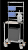 Thumbnail image #2 for Metro Chain Reaction Mobile Sanitizer and PPE Station with Shelf, Holders, and Locking Casters