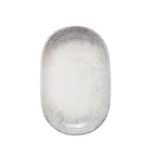 Thumbnail image #1 for Mikasa Hospitality (Lifetime Brands, Inc.) ID Fine 5316193 Oval Fine China Platter, Smoke Fume, 4.625"W x 7.25"D x 1"H Case of 12