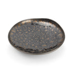 Thumbnail image #1 for Mikasa Hospitality (Lifetime Brands, Inc.) Chic 5314851 Porcelain Deep-Rim Plate, Round, 10.2 in, Black with Gold Case of 12