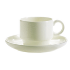 Thumbnail image #1 for Cardinal Infinity by Chef & Sommelier FN038 Stackable Bone China Coffee & Tea Cup, 8.5 oz Case of 2 Dozen