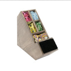 Thumbnail image #1 for Cal-Mil Aspen 2052-110 Condiment and Stir Stick Holder, Gray-Washed Pine Wood, 13 x 6 x 15 in.