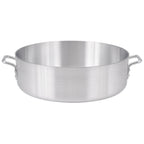 Thumbnail image #1 for Stanton Trading ABR24 24 qt Aluminum Brazier, 17-7/8" Diameter, No Cover, Reinforced Rim, 4.0 mm