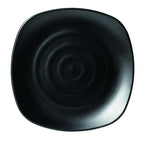 Thumbnail image #1 for G.E.T. Nara™ P-875-BK 9" Square Black Melamine Coupe Plate 1 Dozen