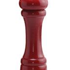 Thumbnail image #1 for Chef Specialties Autumn Hues 08651 Professional Pepper Mill, 8" High, Wood, Candy Apple Red, Tempered Stainless Steel Gear
