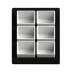 Thumbnail image #1 for TableCraft Products CW5086GN Cold Food Template, 12-7/8" x 21-1/4", Smooth Aluminum, Green