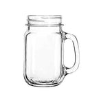 Thumbnail image #1 for Libbey Drinking Jar 97084 16-1/2 oz., plain panels, glass, clear