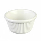 Thumbnail image #1 for Thunder Group ML532B1 4 oz Bone Melamine Fluted Ramekin Case of 24 Dozen