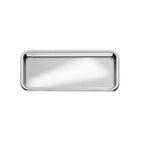 Thumbnail image #1 for Cardinal Art & Table FP514 Rectangular Stainless Steel Bar Garnish Tray, 9.5 x 3.75 x 1 in Case of 6