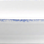 Thumbnail image #2 for International Tableware Provincial™ PR-16-CB 10-Inch Round Porcelain Plate, European White with Blue Case of 2 Dozen