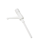 Thumbnail image #1 for TableCraft Products 663 Stationary Nozzle Pump, 1 oz Capacity, 9" Dip Tube, White Polypropylene Case of 100
