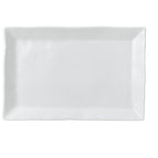 Thumbnail image #1 for Cardinal Organic White By Dudson FN882 Rectangular Vitrified Ceramic Tray, 11.25 x 7.75 in Case of 6