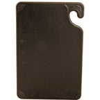Thumbnail image #1 for AllPoints Foodservice Parts & Supplies San Jamar 76507 Saf-T-Grip Cutting Board, 6 x 9 x 3/8 in, Black Co-Polymer