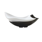 Thumbnail image #1 for G.E.T. GET ML-220-BK Rectangular Melamine Bowl, 4 qt, Black, Flared, 16-1/4" x 10-1/2" x 6"H Case of 3