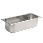 Thumbnail image #1 for Omcan AL800 Gelato Pan, 4.6 liter capacity, reinforced impact-resistant corners, polished stainless steel, NSF
