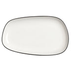 Thumbnail image #1 for Steelite Performance, Asteria 12060640 Oval Alumina Vitrified Tray, 13.5 x 7.5 in