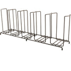 Thumbnail image #1 for AllPoints Foodservice Parts & Supplies 76582 5-Section Wire Steel Cup Rack, Black, 8-1/2"H x 23"W x 5"D