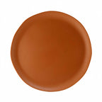 Thumbnail image #1 for G.E.T. Morocco - EGS B183140-STCS 14-Inch Round Melamine Plate, Sunburn Terra Cotta with Speckles Case of 6