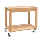 Thumbnail image #1 for Global Tableware Collective Ze Pe Furniture ZEPE39000002 Hotel Service Cart, Smile Design, Mixed Materials, 33 x 19.25 x 33.25 in