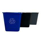 Thumbnail image #1 for ABCO BS-7B Commercial Waste Basket, 7 Gal., Black 1 Dozen