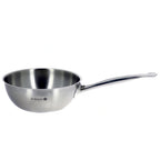 Thumbnail image #1 for JB Prince De Buyer S462 20 Rounded Stainless Steel Sauté Pan, 7.9-Inch Diameter, Riveted Handle, Without Cover