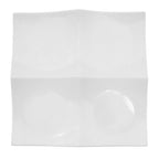 Thumbnail image #1 for CAC China Fortune F-P14 Square Porcelain Divided Serving Plate, 14", 4 Compartments Case of 6