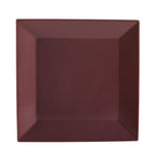 Thumbnail image #1 for CAC China Color Arts KC-21-PLM 12-Inch Square Stoneware Plate, Plum 1 Dozen