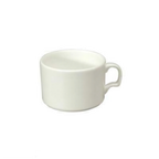 Thumbnail image #1 for 1880 Hospitality Gemini by Oneida® F1130000530 8 oz Stackable Round Bone China Coffee Cup, Warm White Case of 3 Dozen