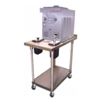 Thumbnail image #1 for SaniServ MS163018SM Stainless Steel Equipment Stand with Undershelf and Airflow Cutout, 18"W x 30"D x 30"H