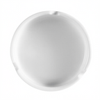 Thumbnail image #1 for CAC China Accessories AST-4 Porcelain Ashtray, 4-1/2" Diameter x 1-1/8"H, Round, Super White Case of 4 Dozen