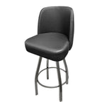 Thumbnail image #1 for Oak Street SL8036-CCS Counter-Height Swivel Bar Stool with Upholstered Tufted Back and Vinyl Bucket Seat