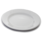 Thumbnail image #1 for Dinex DX5ACBP02A China Plate, 5-1/2" Round, Wide Rim, Bright White