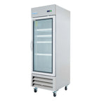 Thumbnail image #2 for Empura Refrigeration E-KB27FG 19 Cu. Ft. 1-Section Reach-In Freezer with Full Glass Swing Door, Stainless Steel, Bottom-Mounted