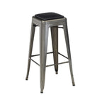 Thumbnail image #1 for G & A Commercial Seating Astor 600-PS Backless Upholstered Bar Stool, 30 in H, 12-Gauge Steel Frame
