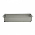 Thumbnail image #1 for Libertyware 9004 Full-Size Solid Steam Table Pan, 4-Inch Deep, Anti-Jam, 23-Gauge 18/8 Stainless Steel Case of 12