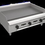 Thumbnail image #2 for Serv-Ware SMGS-36-SA 36-Inch Natural Gas Manual Commercial Griddle, 3 Burners, 3/4-Inch Plate