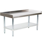 Thumbnail image #1 for Hakka Brothers Corp Hakka food processing ES-3048-418 Stainless Steel Equipment Stand with Undershelf, 24"W x 30"D x 48"H